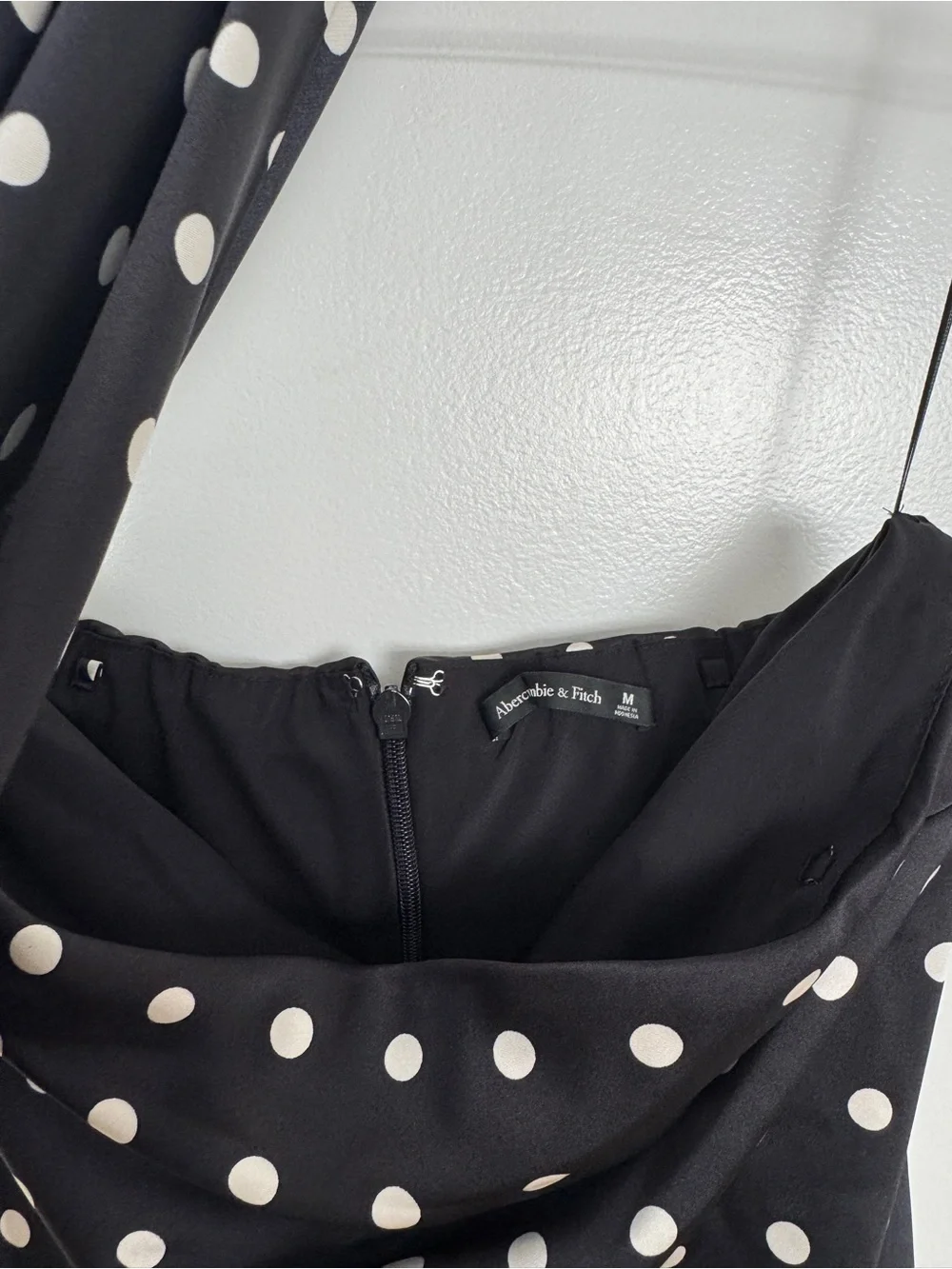 Polka Dot Dress With Scarf